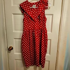 Vintage Polkadot Laura Ashley Dress